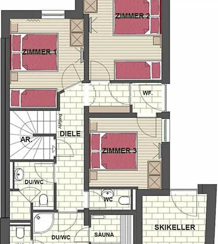 Skihuetten Lang Auf 1700 M In Hochkrimml, Zillertal Arena Daire